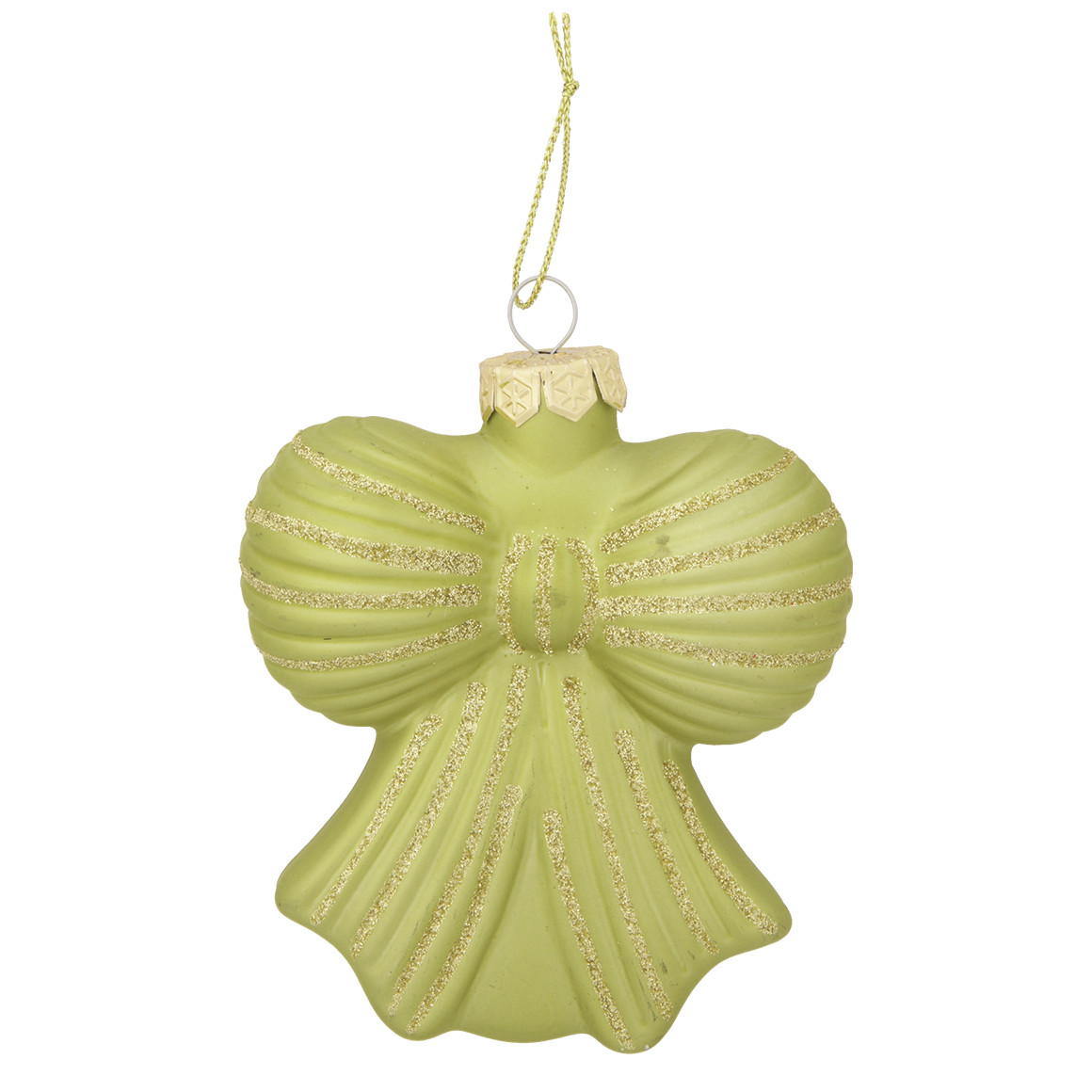 Baumschmuck Schleife mit Glitzer