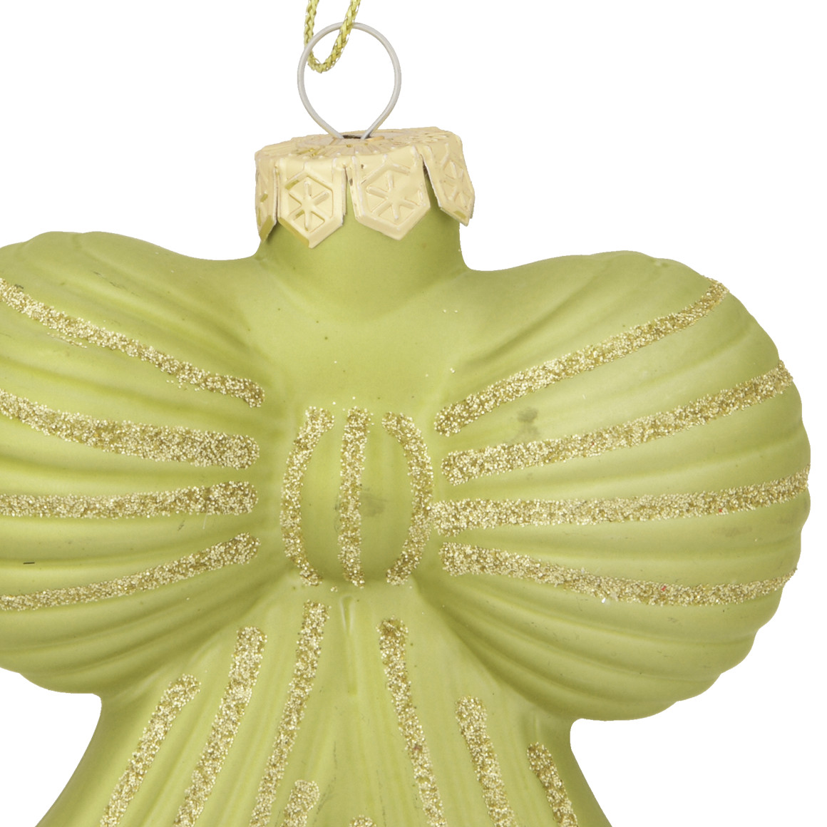 Baumschmuck Schleife mit Glitzer