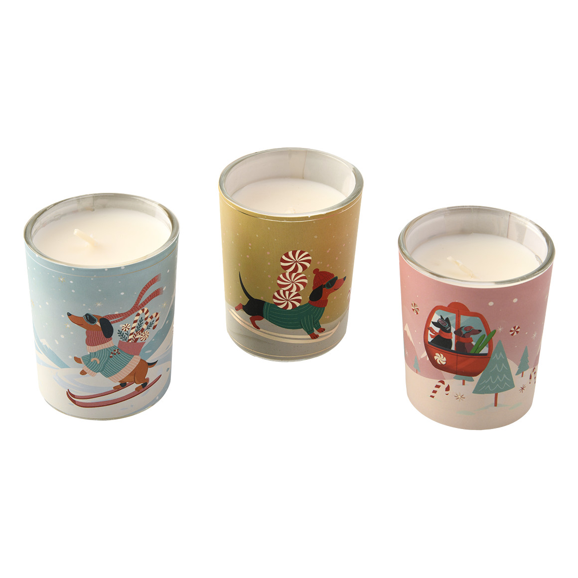 3 Duftkerzen im Set