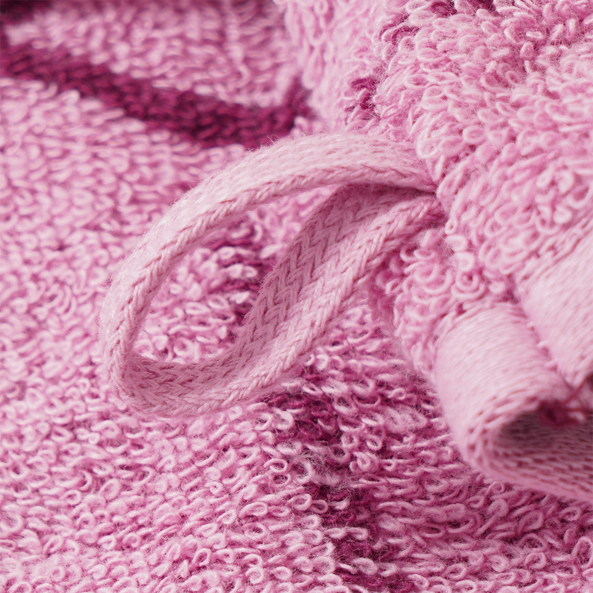Waschhandschuh mit Herz-Allover