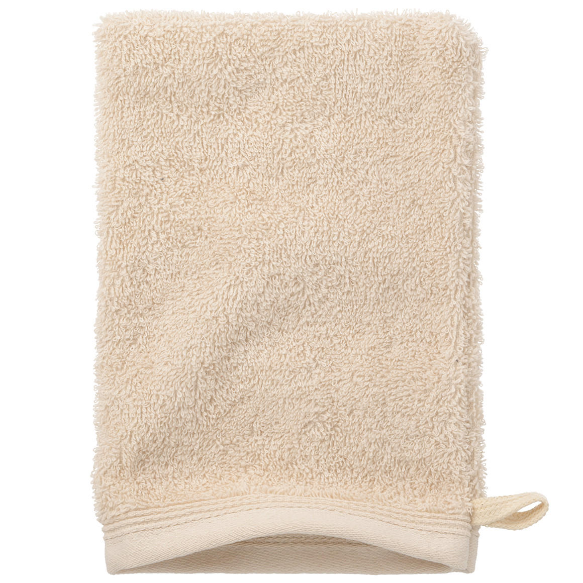 Waschhandschuh mit Bordüre