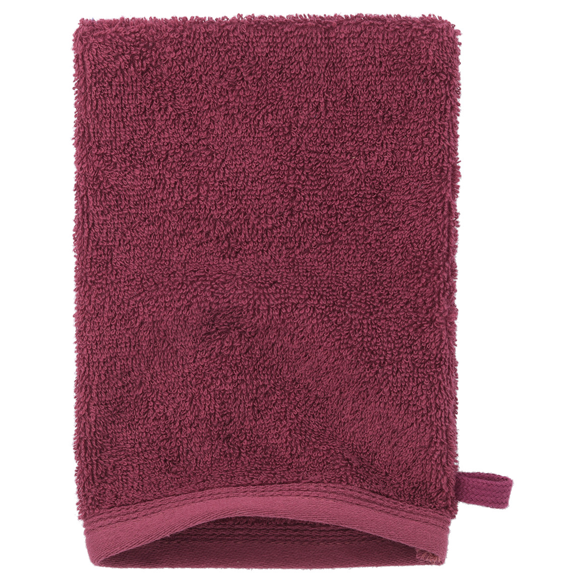 Waschhandschuh mit Bordüre