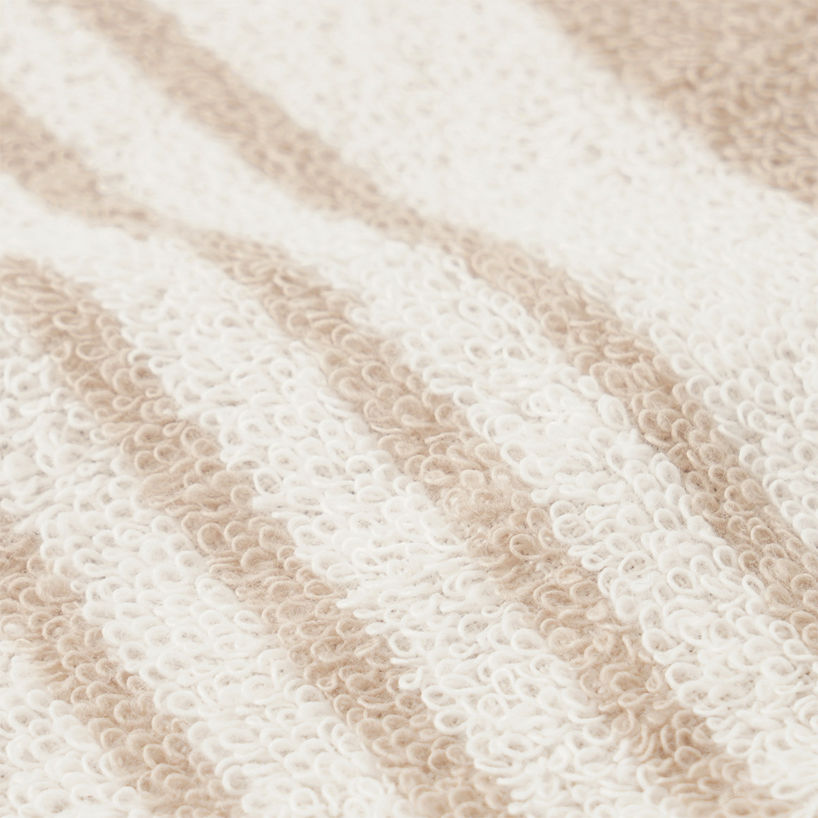 Waschhandschuh mit Streifenmuster