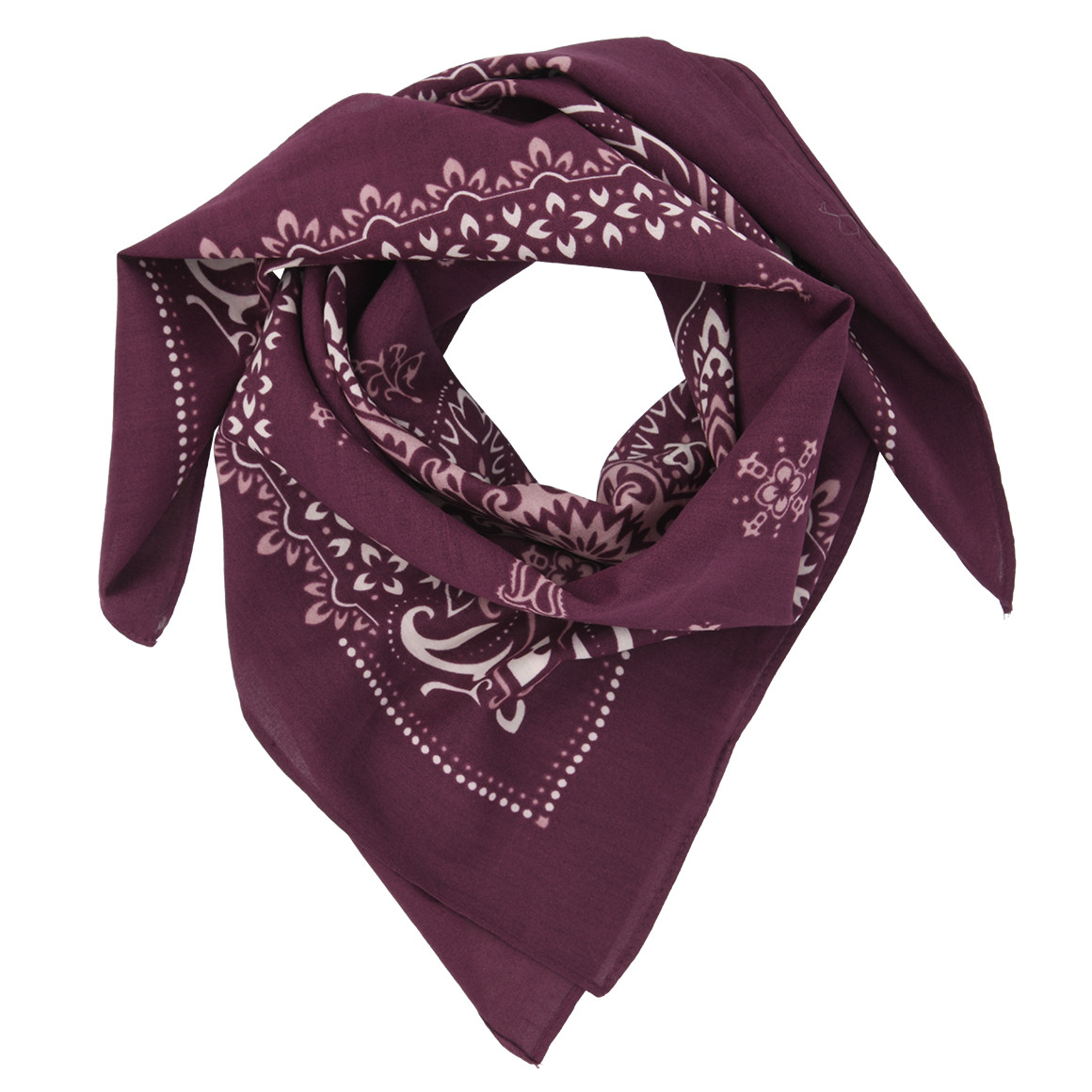 Damesdoek met all-over-patroon