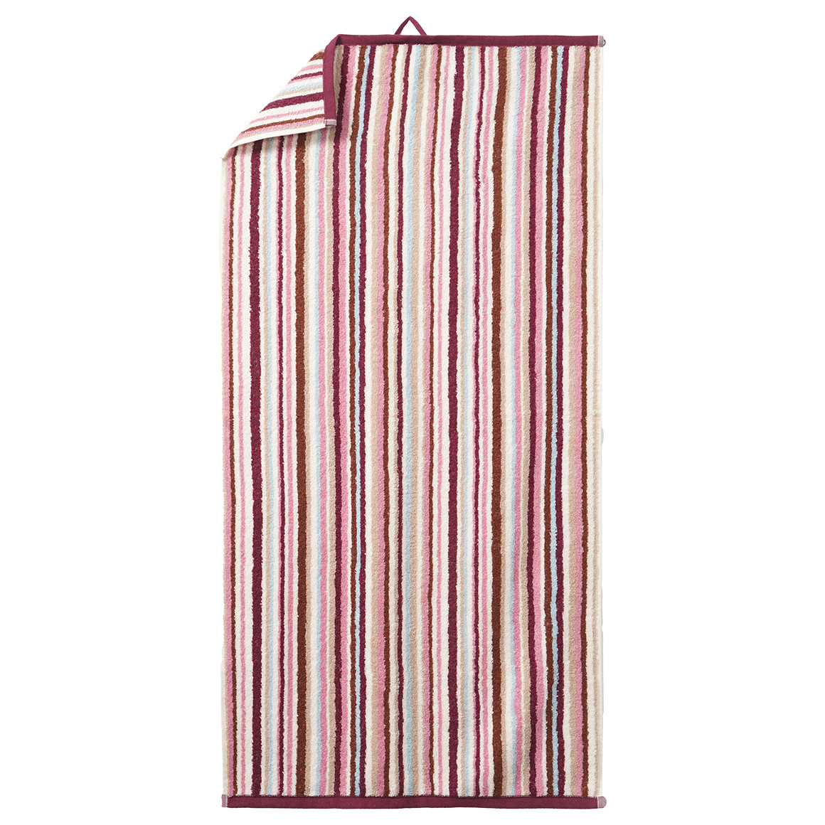 Handtuch mit bunten Streifen