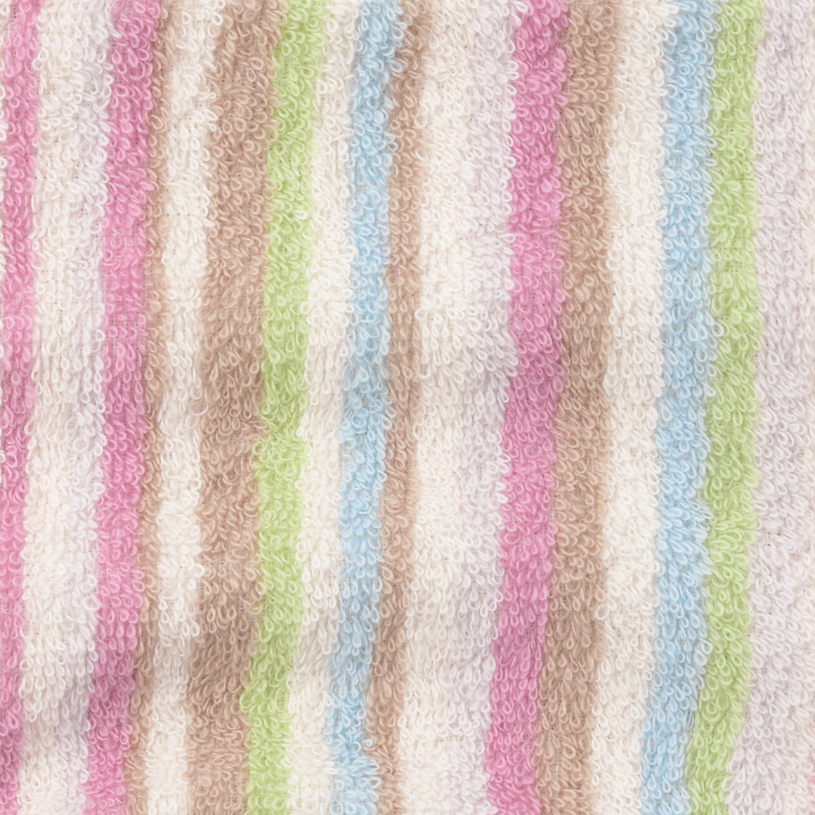 Waschhandschuh mit bunten Streifen