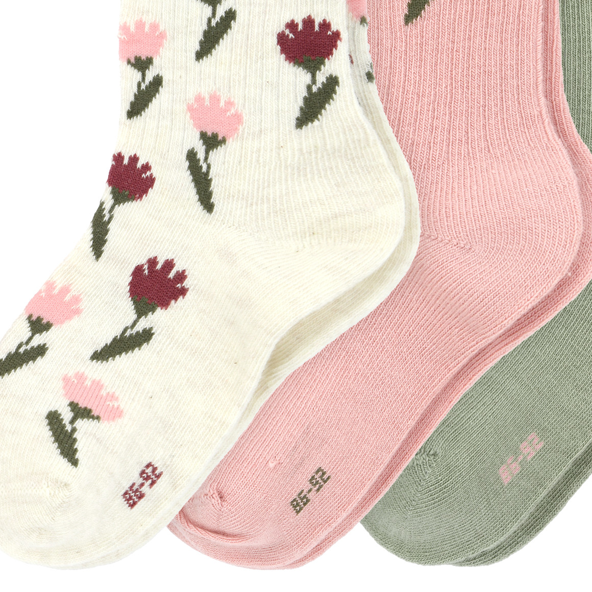 Set van 3 paar babysokjes