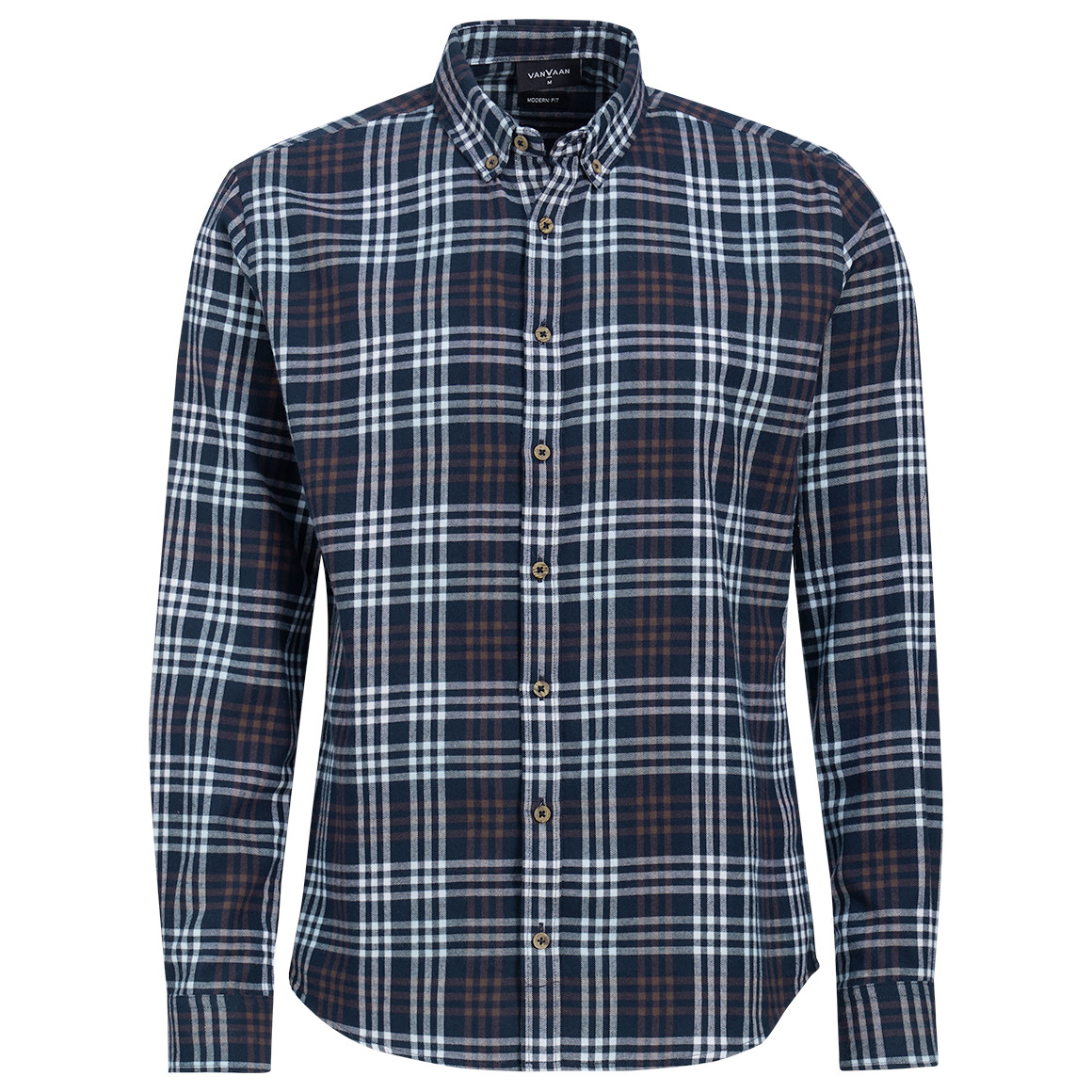 Herren Flanellhemd in Modern Fit