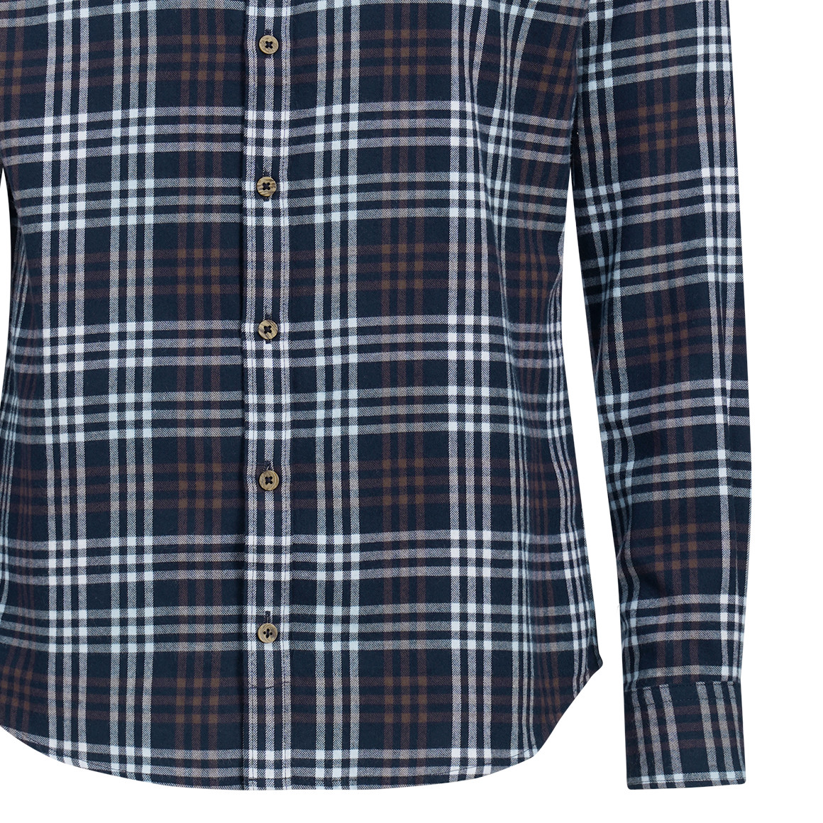 Herren Flanellhemd in Modern Fit