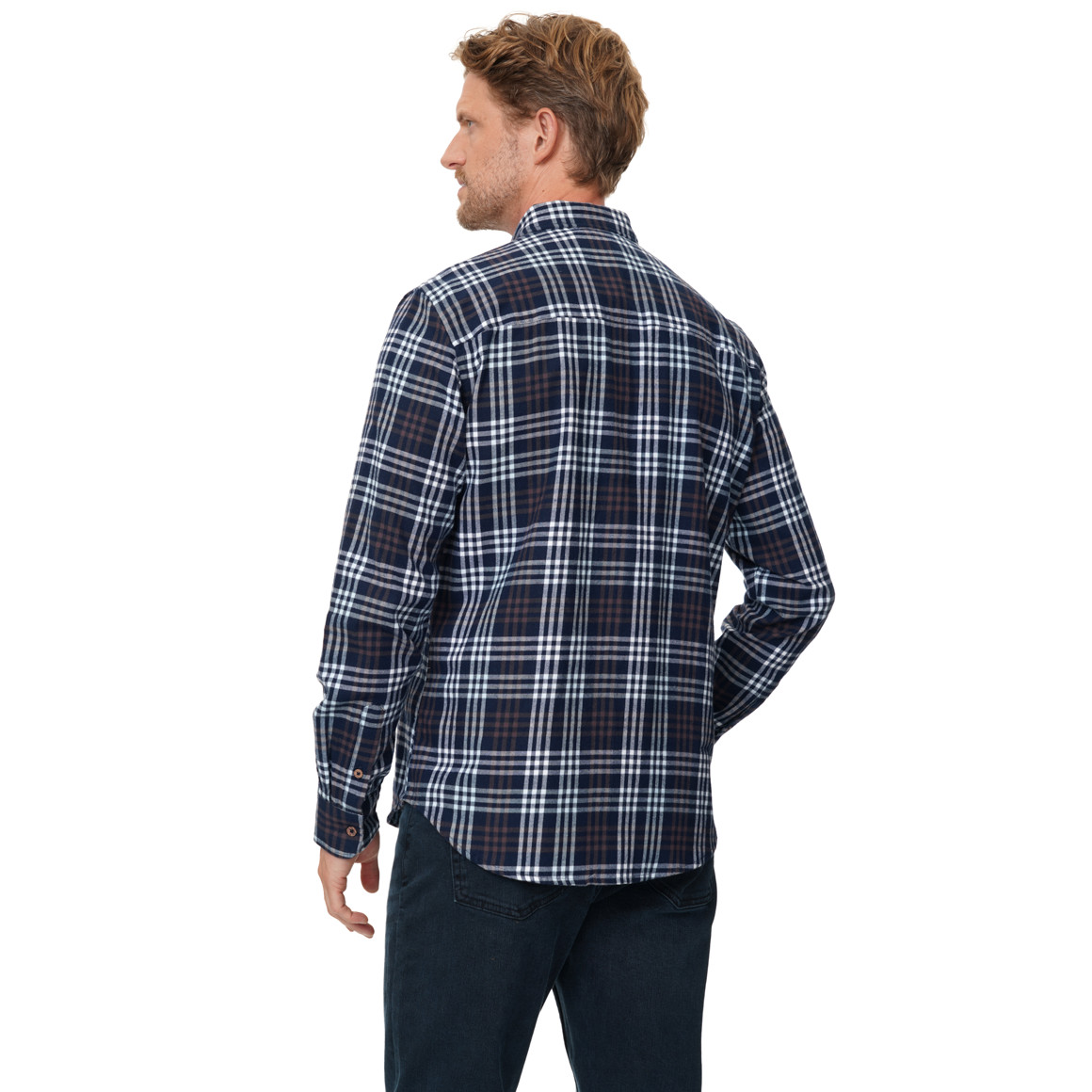 Herren Flanellhemd in Modern Fit