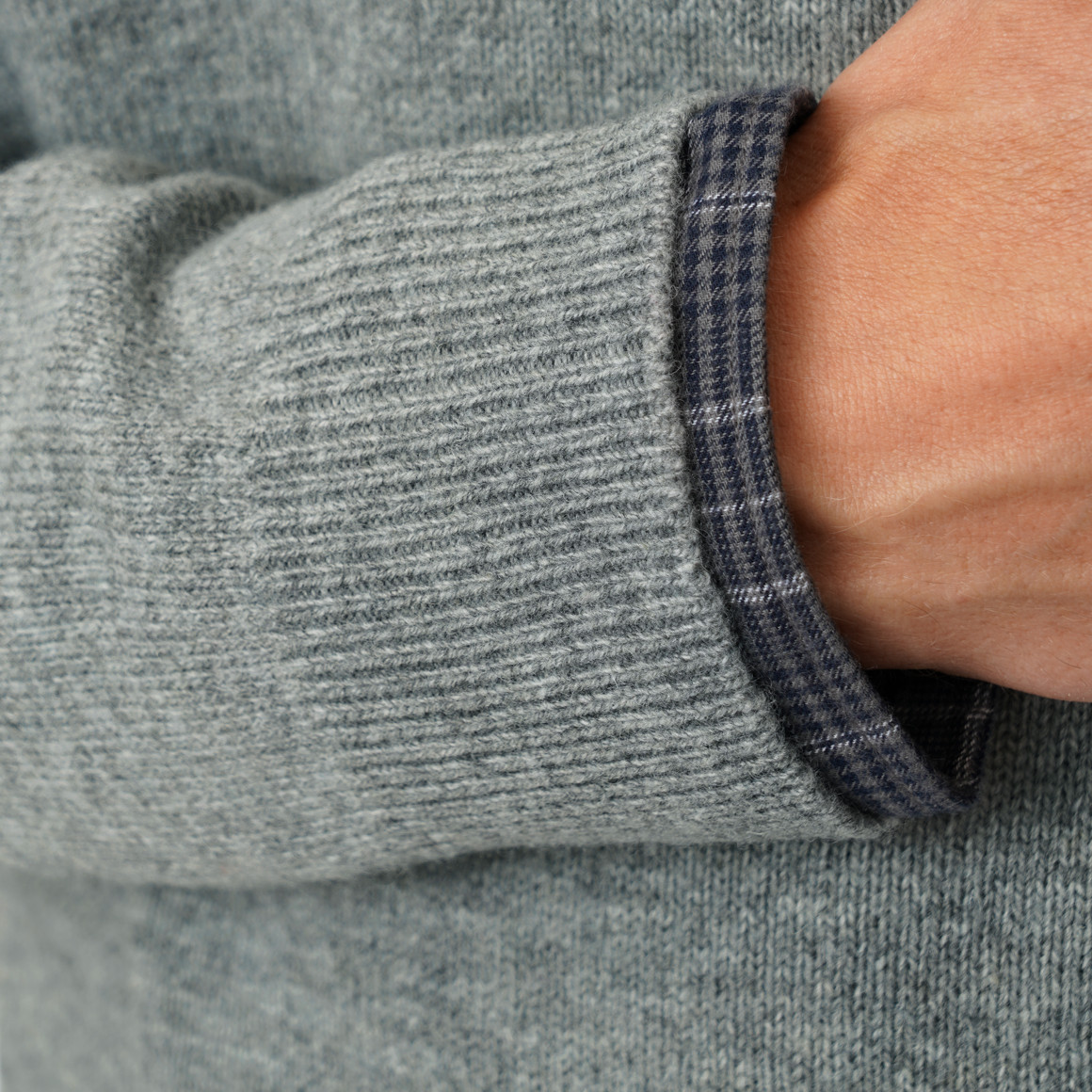 Herren Strickpullover mit Woll-Anteil