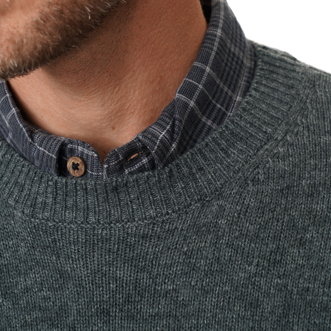 Herren Strickpullover mit Woll-Anteil