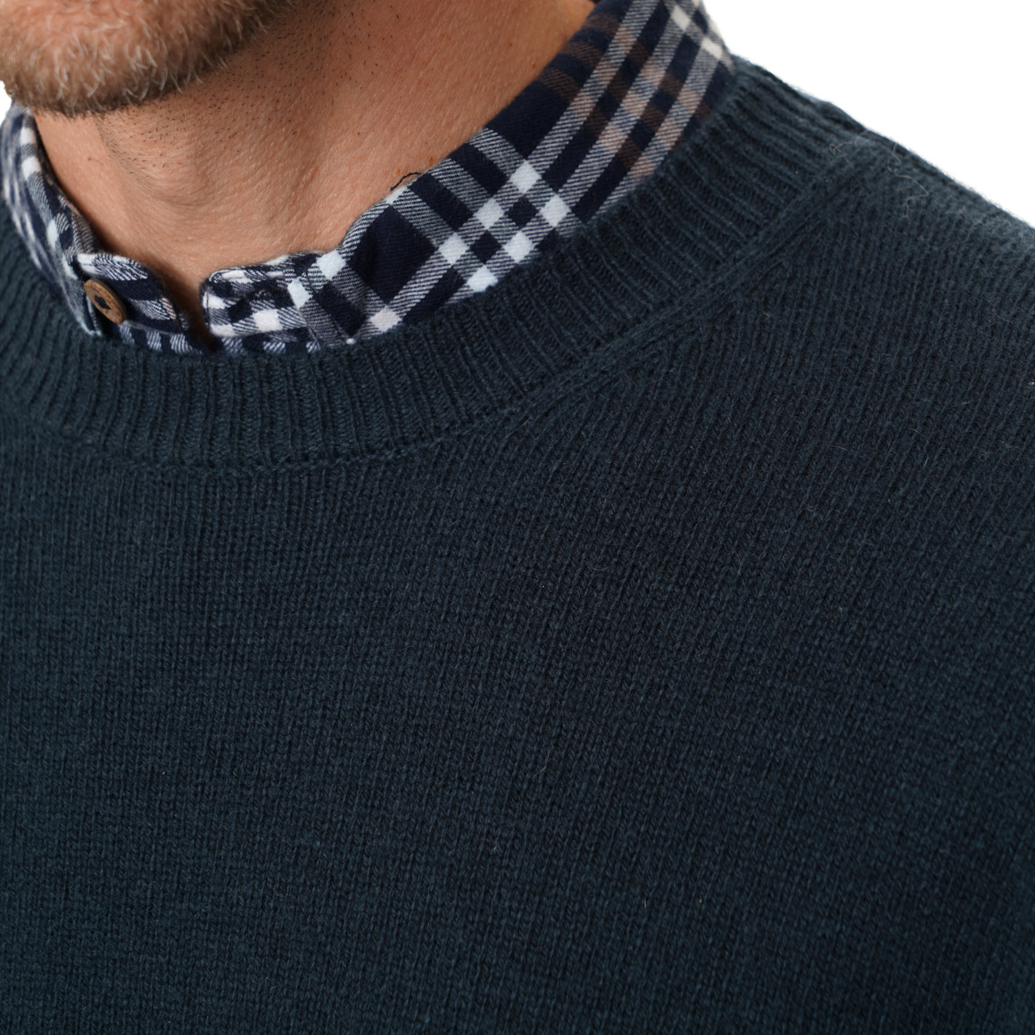 Herren Strickpullover mit Woll-Anteil