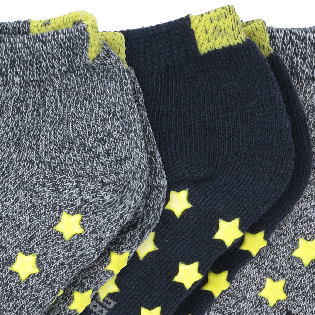 3 Paar Baby Sneaker-Socken mit ABS-Sohle | Ernsting's family