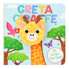 Baby Fingerpuppenbuch Giraffe Greta gelb / bunt