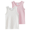 2 Baby Unterhemden mit Bio-Baumwolle