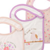 3 slabbetjes voor baby’s met motieven