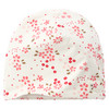 Newborn Mütze mit Blumen-Muster
