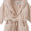 Baby Bademantel mit Hasen-Applikation