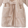 Baby Bademantel mit Hasen-Applikation