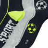 3 Paar Jungen Socken mit Fußball-Motiven