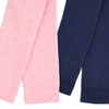 2 Mädchen Frottee-Leggings mit Baumwolle