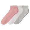 3 Paar Damen Sneaker-Socken mit Struktur