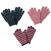 Set van 3 paar meisjeshandschoenen