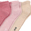 3 Paar Mädchen Sneaker-Socken meliert