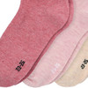 3 Paar Mädchen Sneaker-Socken meliert