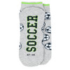 3 Paar Jungen Sneaker-Socken im Fußball-Look