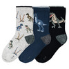 3 Paar Jungen Socken mit Dino-Motiven