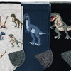 3 Paar Jungen Socken mit Dino-Motiven