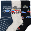 3 Paar Jungen Socken mit Fahrzeug-Motiven