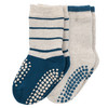 2 Paar Baby Krabbelsocken aus Frottee