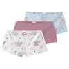 3 Mädchen Pantys mit floralem Dessin