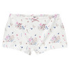 3 Mädchen Pantys mit floralem Dessin