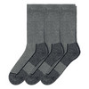 2 Paar Herren Trekkingsocken mit Frotteesohle dunkelgrau