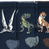3 Paar Jungen Socken mit Dino-Motiven