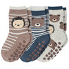 3 Paar Baby Stoppersocken mit Tier-Motiven
