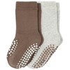 2 Paar Baby Krabbelsocken aus Frottee