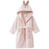 Baby Bademantel mit Hasen-Applikation