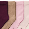 5 Paar Mädchen Socken unifarben