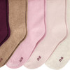 5 Paar Mädchen Socken unifarben
