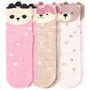 3 Paar Mädchen Socken mit Tier-Motiven