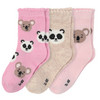 3 Paar Mädchen Socken mit Tier-Motiven