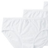 3 Damen Slips mit Mäusezähnchen-Spitze