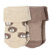2 Paar Newborn Socken mit Frottee-Ausstattung