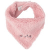 Baby Winter-Bandana mit Fleecefutter rosa