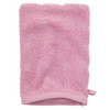 Waschhandschuh mit grafischer Struktur rosa